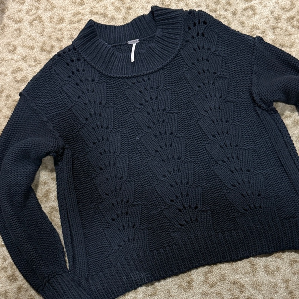 Free People black Sweater